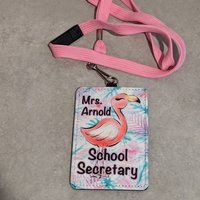 Teacher Lanyard ID Holder