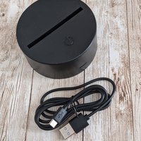 Personalized multi colored LED night light