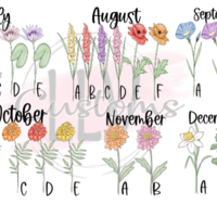 Garden flower cutting board