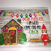 Elf Puzzle- sitting elf