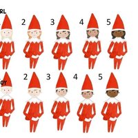 Elf Puzzle- sitting elf