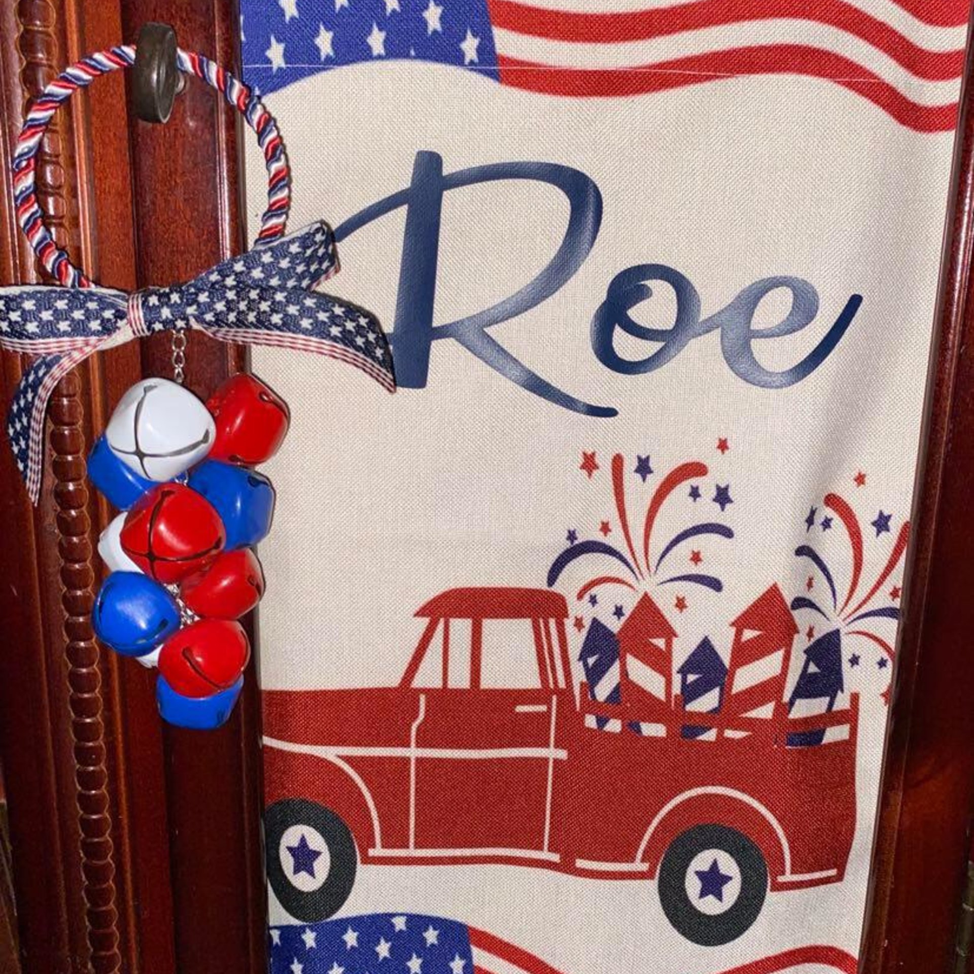 Red Truck Garden Flag