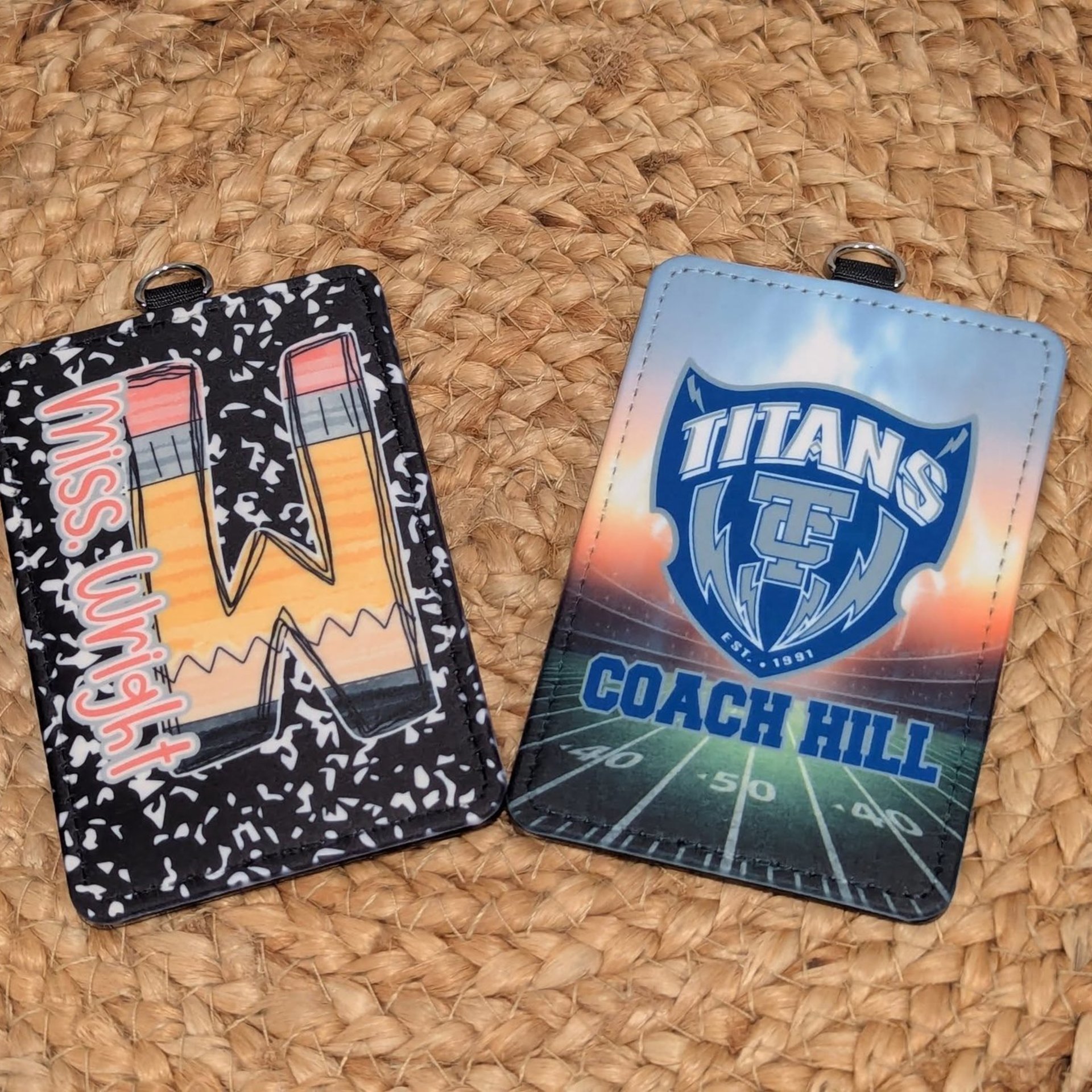 Teacher Lanyard ID Holder