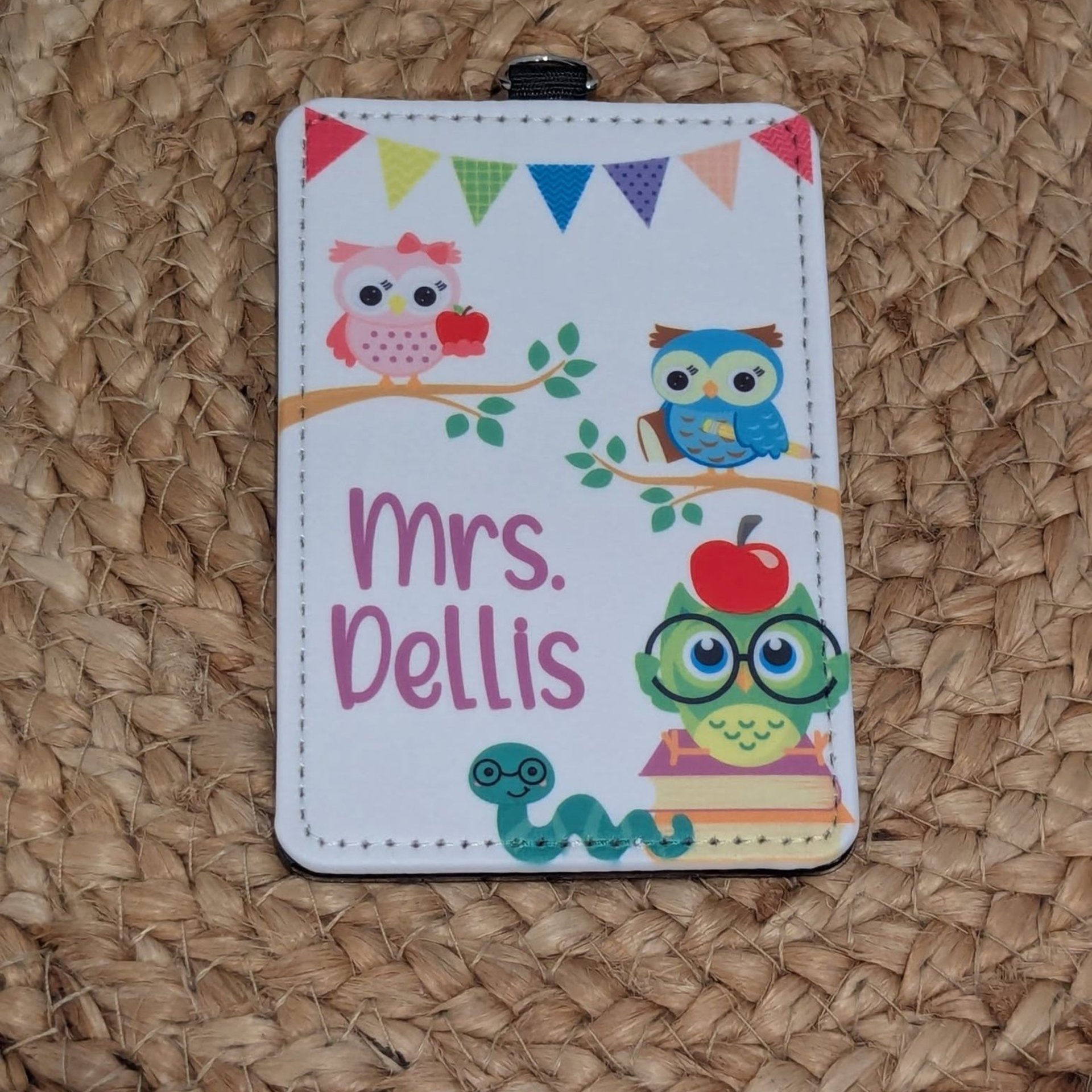 Teacher Lanyard ID Holder