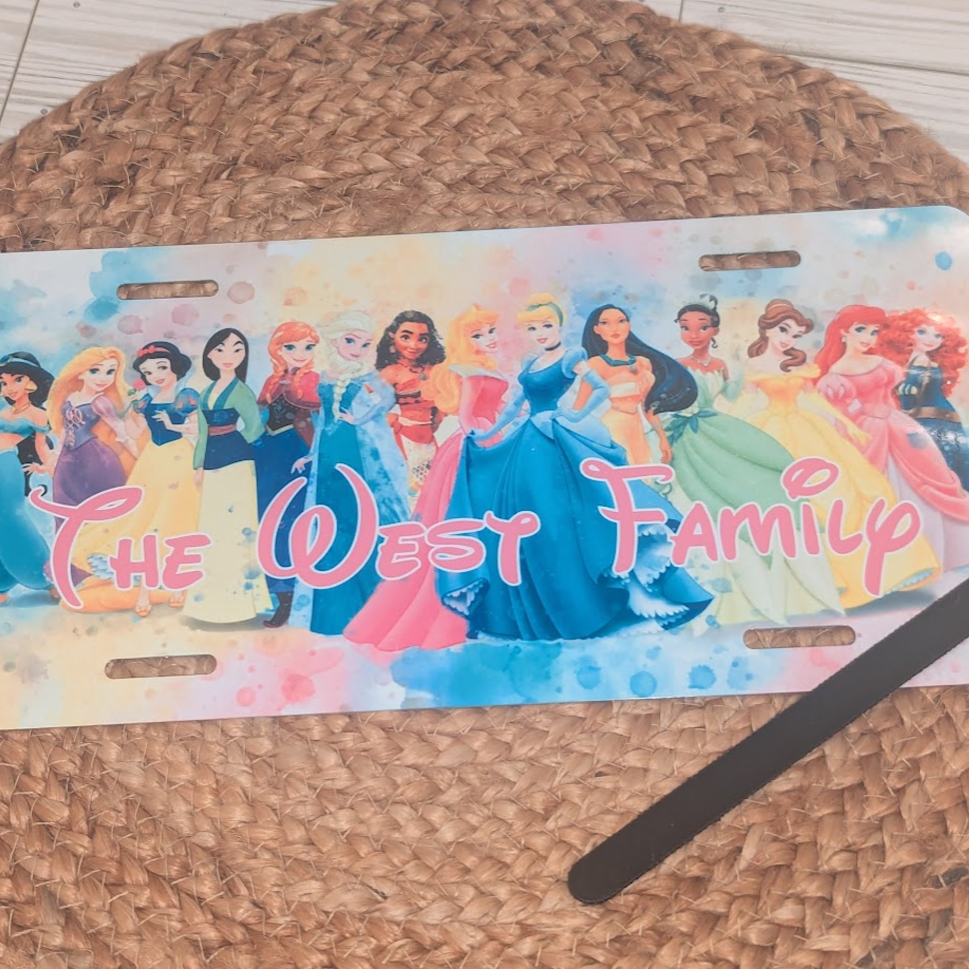 Custom License plate- LARGE